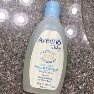 New aveeno baby wash & shampoo lightly scented
